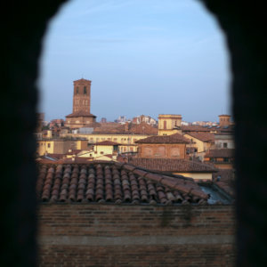 Bologna viwe from torre prendiparte Bologna