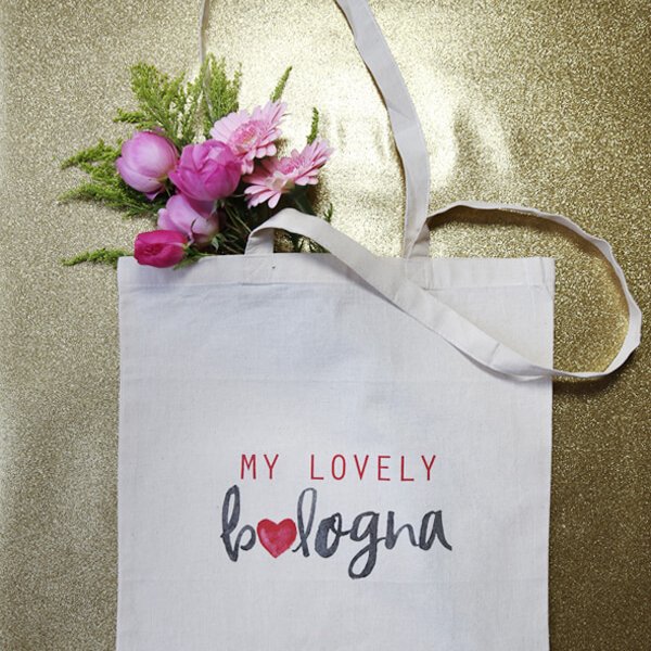 Lovely shopper in cotone